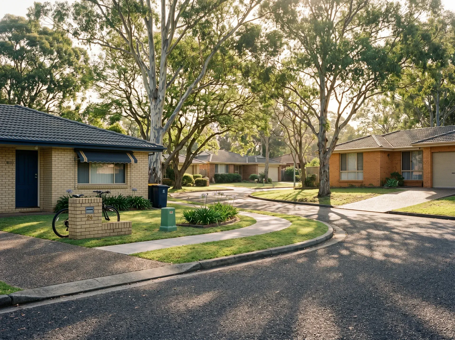 Quiet residential street